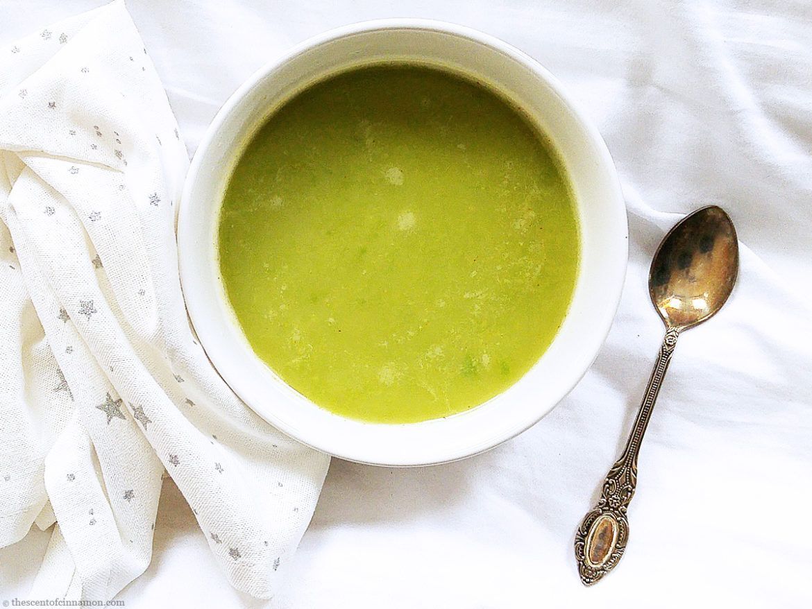 Recept Ayurvedische aspergesoep met cannellinibonen (zonder bouillon)